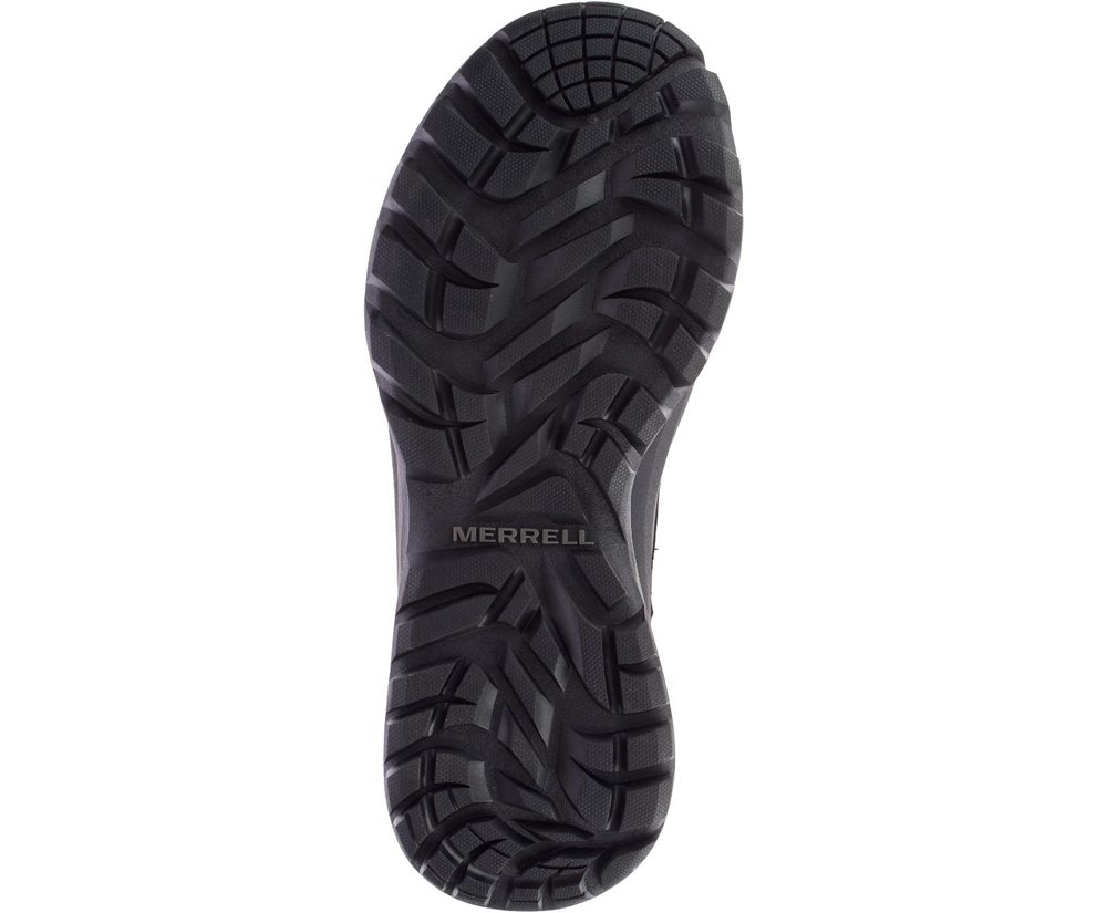 Kozaki Merrell Męskie Czarne - Thermo Slush Mid Shell Waterproof - 157304-GQZ